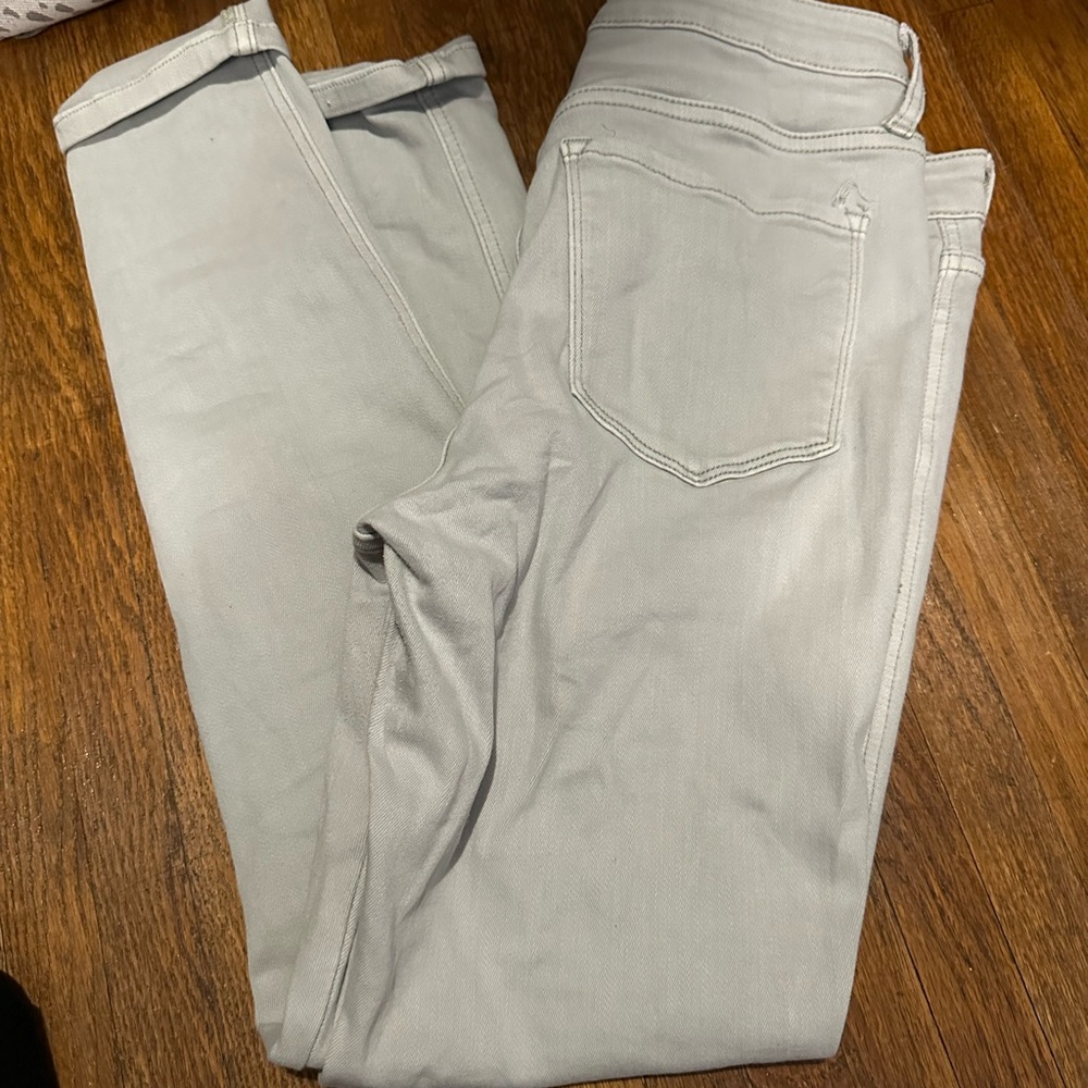 VERVET BY FLYING MONKEY Light Green Skinny Jeans